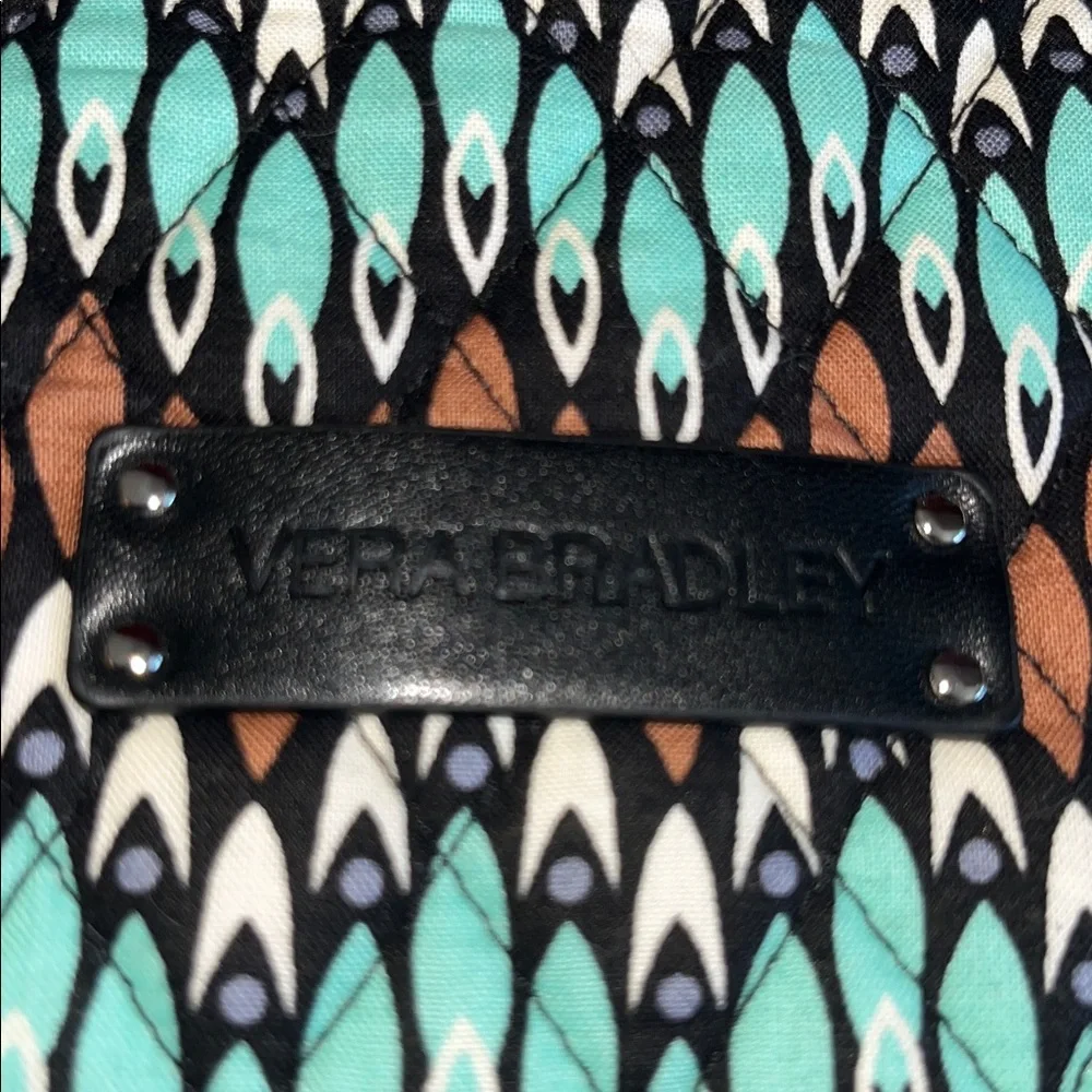 Vera Bradley‎ Teal and Brown Messenger Laptop Bag